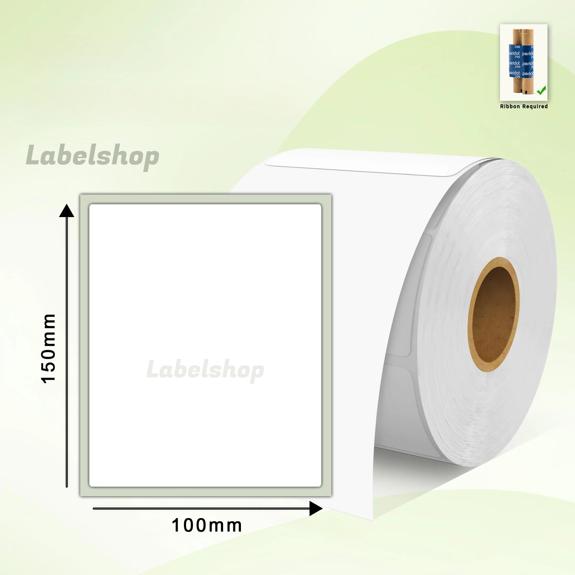 100x150 Thermal Transfer Shipping Label Roll 4x6 inches 500 stickers