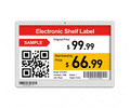 Electronic Shelf Label ESL 7.5 inches Color
