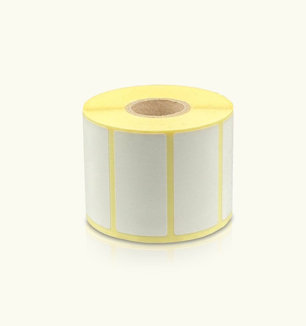 50x25 Direct Thermal Label Roll 2x1 inches 1000 stickers