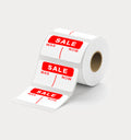 Was Now Label Promotional Sticker 50x25mm TT ( 2 x 1 inches) 1000 Labels