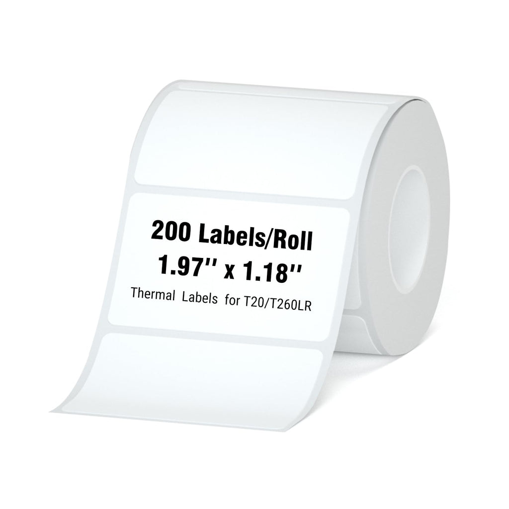 HPRT T20 Label 50x30mm (1.97" x 1.18") 200 stiickers per roll