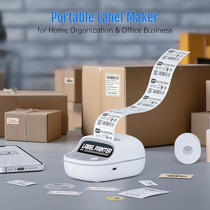 Machine Machine Id Stickers HPRT T20 Label Maker Machine with RFID Auto Identification - Bluetooth ...