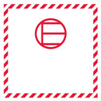 Excepted Quantity Labels 100x100mm 4x4 inches 500 stickers per roll