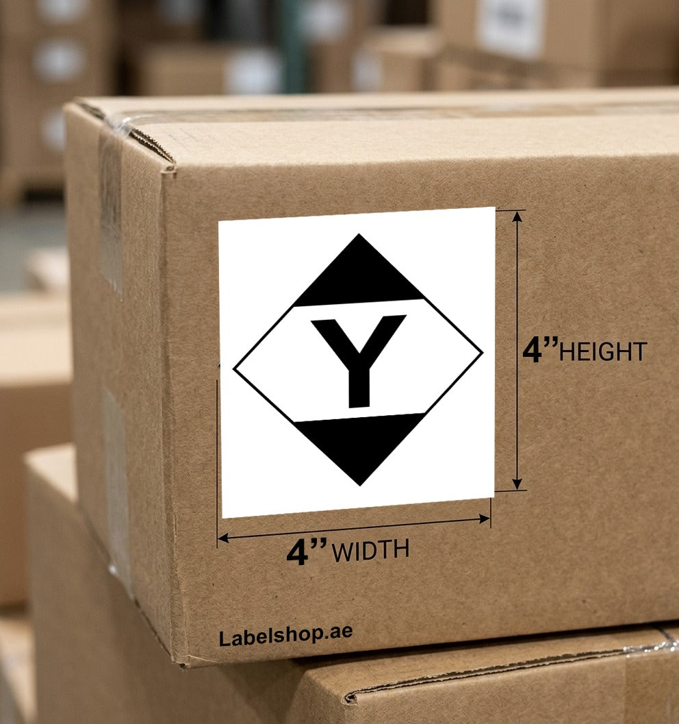 Limited Quantity Labels 100x100mm 4x4 inches 500 stickers per roll , Air Transport type