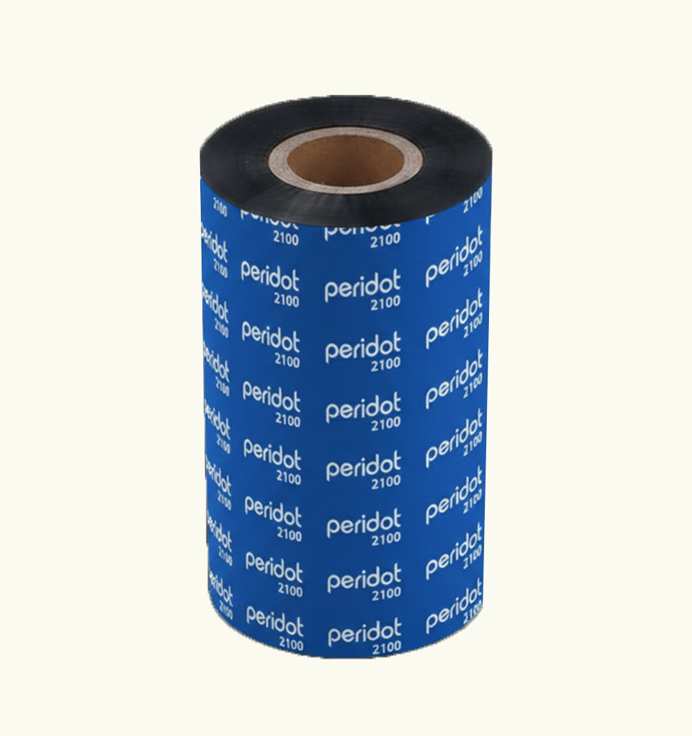 Peridot 83X300 Ultra Premium  Wax Ribbon Black for 1 inch Thermal Transfer Label printers
