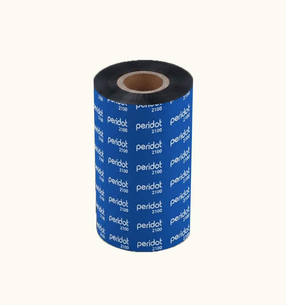 Peridot 110X300 Ultra Premium  Wax Ribbon Black for Industrial Thermal Transfer Label printers