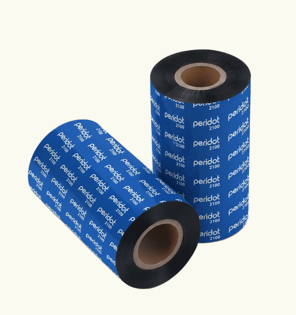 Peridot 83X300 Ultra Premium  Wax Ribbon Black for 1 inch Thermal Transfer Label printers