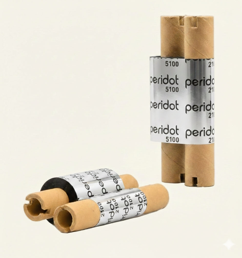 Peridot 55X74 Ultra Premium Resin Ribbon Black for Thermal Transfer Label printers