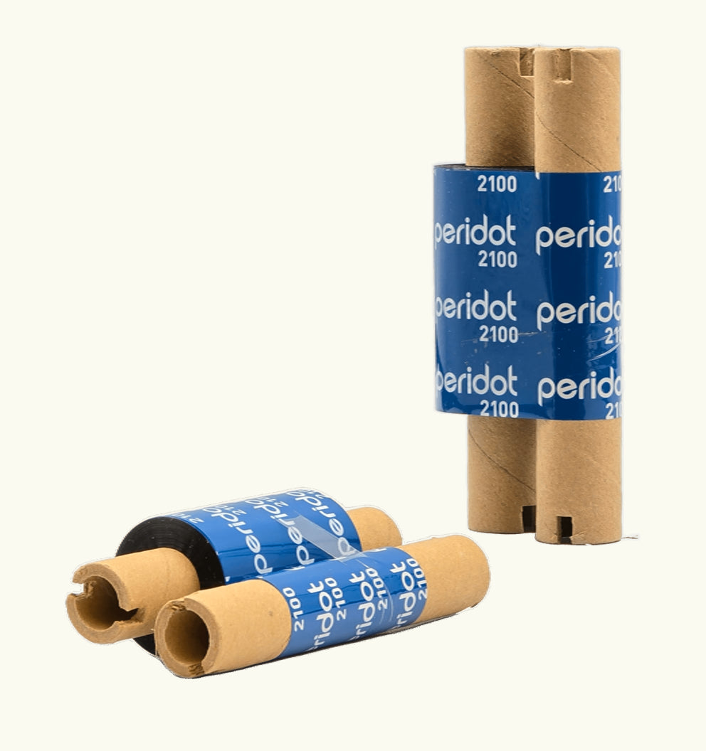 Peridot 55X74 Ultra Premium Wax Ribbon Black for Thermal Transfer Label printers