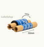 Peridot 55X74 Ultra Premium Wax Ribbon Black for Thermal Transfer Label printers