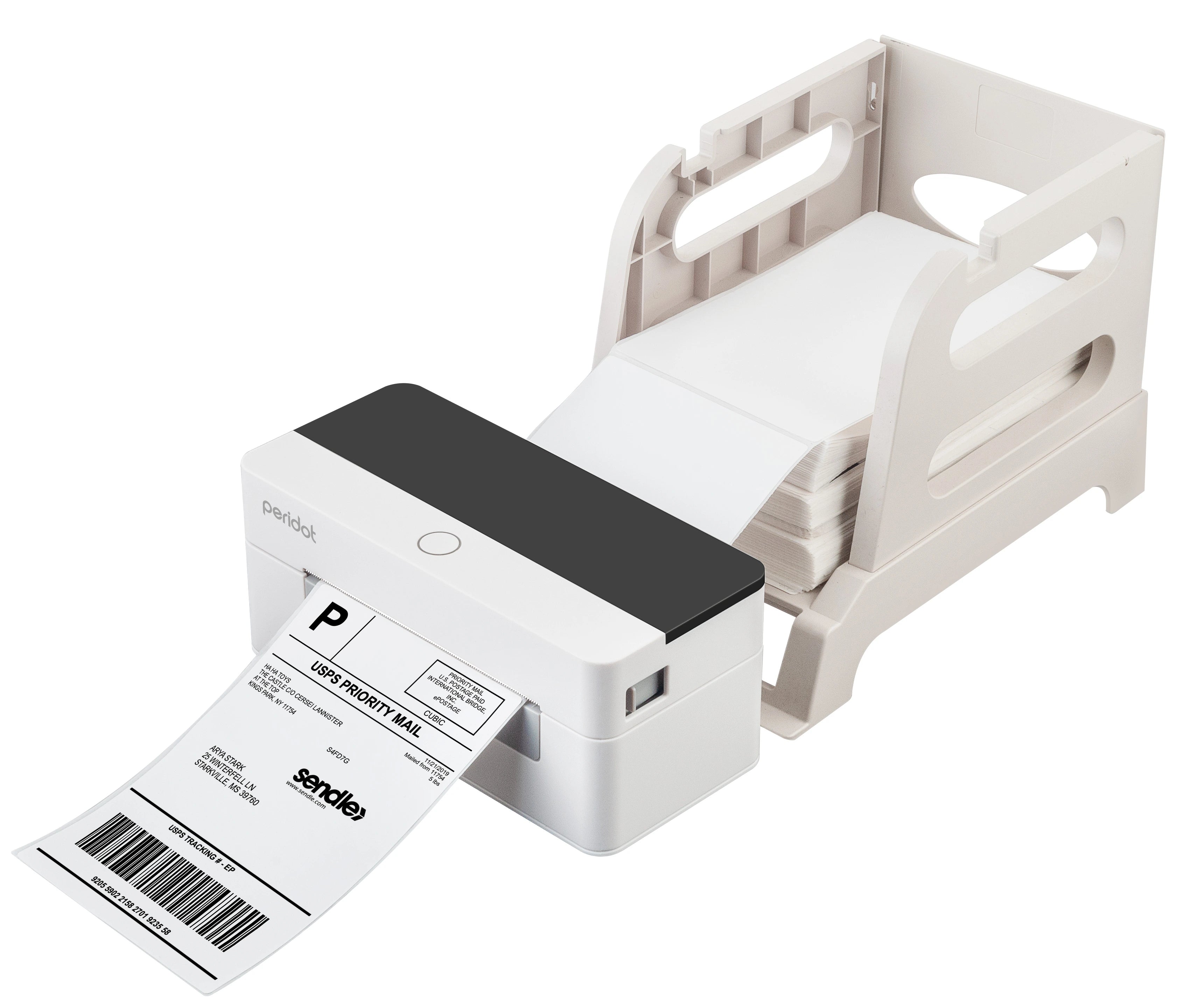 Peridot D11B Shipping Label Printer Bluetooth Compact size 203dpi