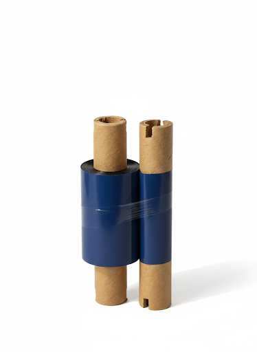 55X74 Premium Wax Ribbon Black for Thermal Transfer Label printers