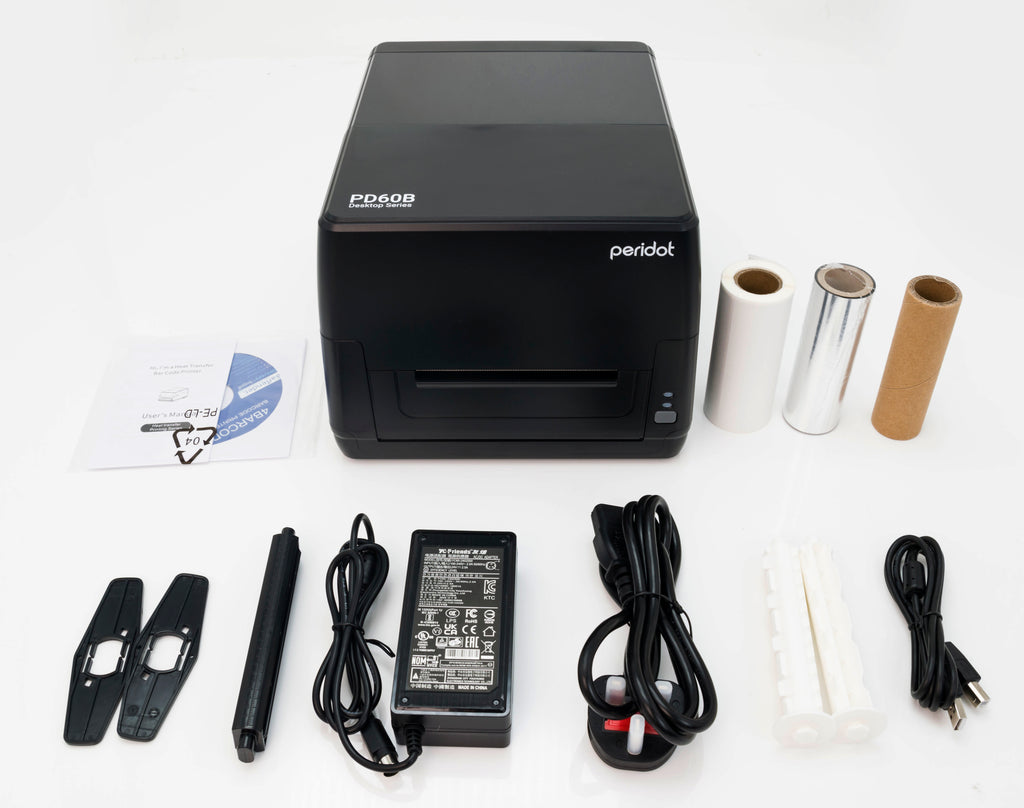 Peridot PD60 Barcode Label Printer Thermal Transfer Series USB+BT 203dpi